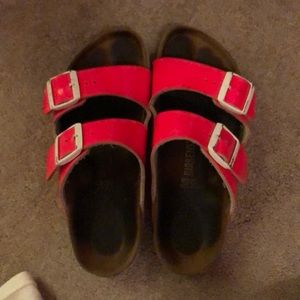Authentic pink Birkenstocks